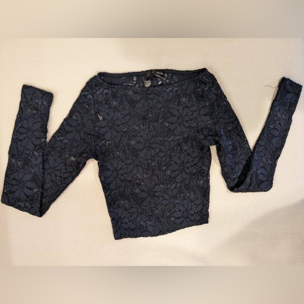 Crop top Aqua Lace